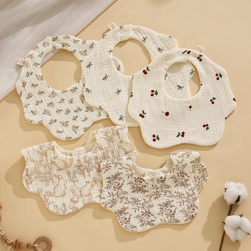 Baby Gear - ✰✪1PC Baby Bibs Cotton Newborn Bibs