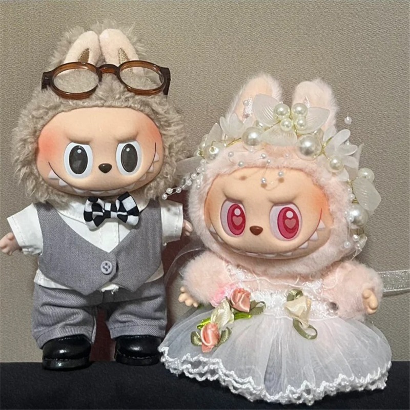 15 17cm For Labubu Doll Weddin - Baby Clothes review and price