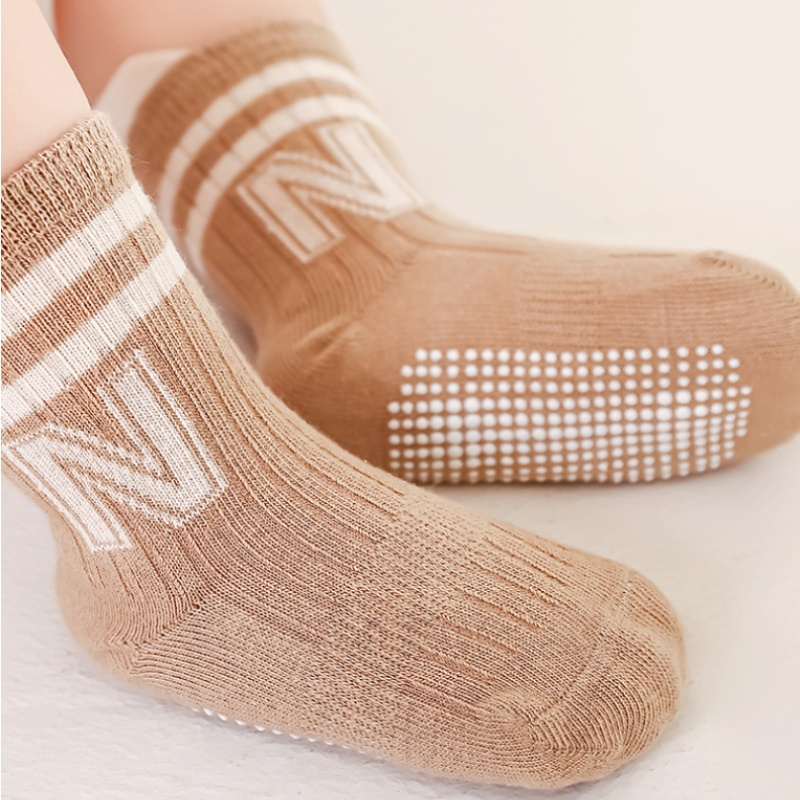 3Pairs/lot Children's Cotton L - Unisex Baby Socks Non Slip review and price