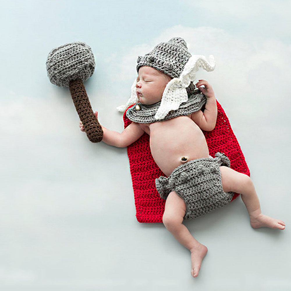 Newborn Photography Props Thor - Infant Photography Props Outfit review and price